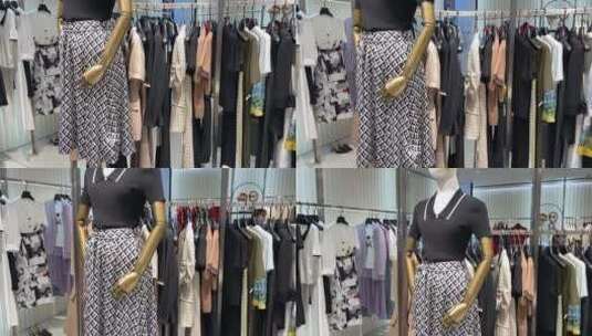 济南银座商场服装品牌高清在线视频素材下载