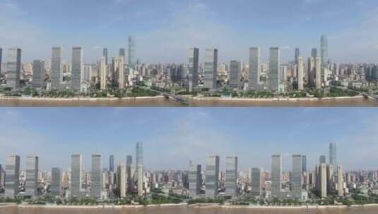 湖南长沙城市宣传片高楼建筑天际线高清在线视频素材下载