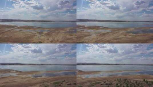 金塔金沙湖高清在线视频素材下载