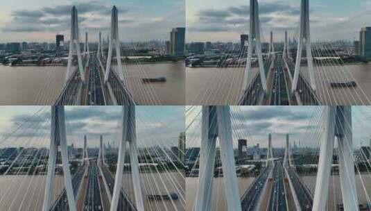【正版素材】广州洛溪大桥高清在线视频素材下载