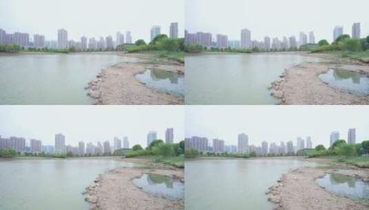 武汉江夏韵湖湿地公园风景高清在线视频素材下载