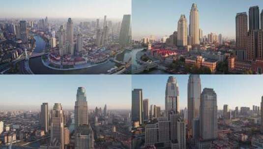 天津地标津湾广场城市宣传片高清在线视频素材下载