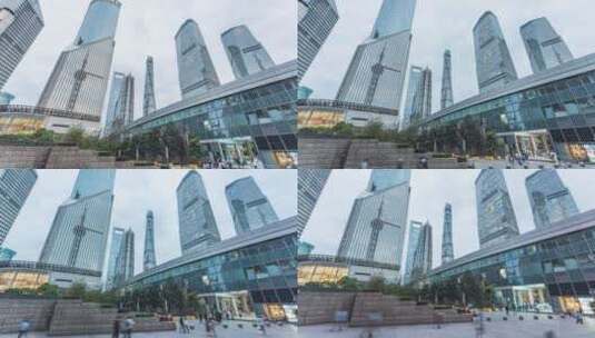上海城市高楼延时精选高清在线视频素材下载