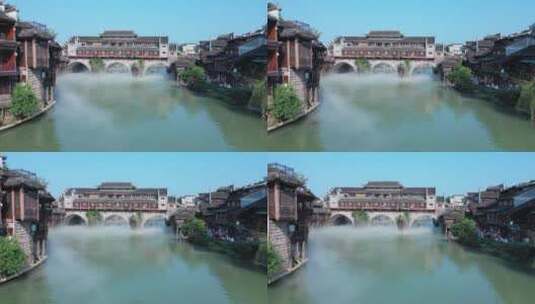 湘西凤凰古城人文风景视频高清在线视频素材下载