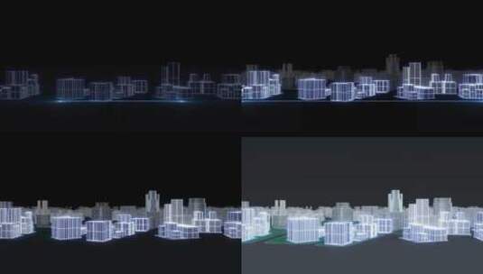 三维科技城市高清在线视频素材下载