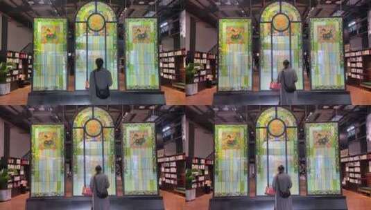 济南复古、文艺风格书店，打造老火车站风格高清在线视频素材下载