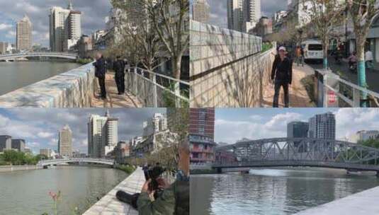 上海苏州河合集高清在线视频素材下载