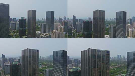 深圳建行大厦侧拍前进高清在线视频素材下载
