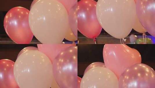 粉色气球高清在线视频素材下载