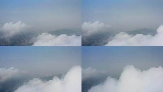 珠海地标建筑上空云世界二三高清在线视频素材下载