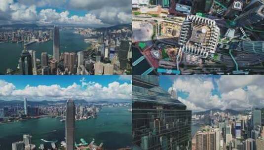 香港中环维港高清在线视频素材下载
