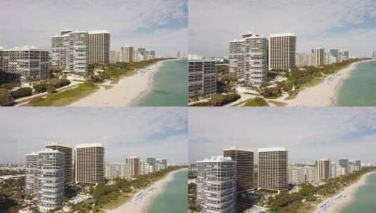 迈阿密海滩海滨公寓4k天线高清在线视频素材下载