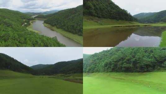 云南省楚雄州水库4K航拍8个镜头组高清在线视频素材下载