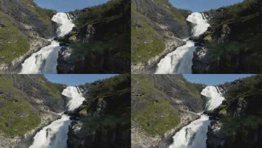 山水河流小溪水湖泊峡谷自然风光高清在线视频素材下载