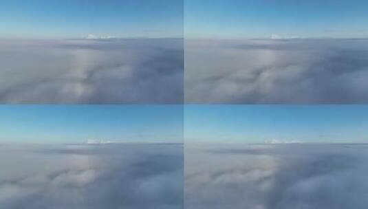 航拍云海云上云彩高清在线视频素材下载