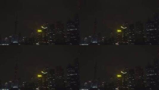 上海 夜景 陆家嘴 外滩 东方明珠 城市风光高清在线视频素材下载