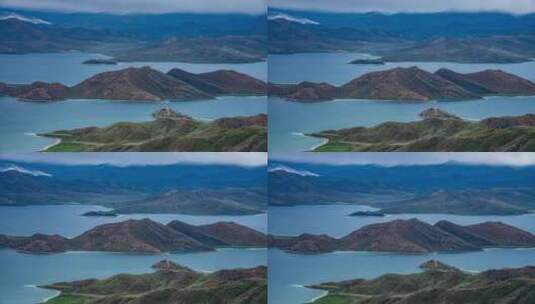 西藏羊卓雍错 羊湖内湖延时高清在线视频素材下载