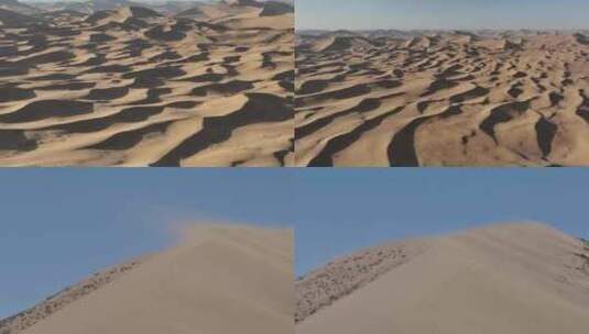 撒哈拉沙漠无人区荒漠黄昏荒凉戈壁高清在线视频素材下载