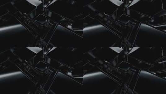 带有黑色元素的精英背景，独特的设计，3D高清在线视频素材下载