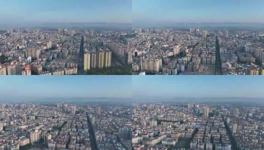 广州从化区航拍广东城镇建筑风光居民楼住宅高清在线视频素材下载