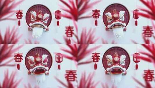中国狮子高清在线视频素材下载