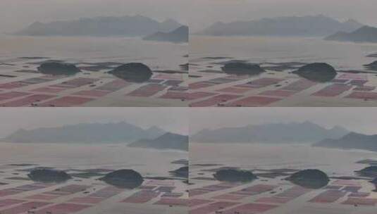 福建宁德霞浦最美县城东壁三沙码头高空航拍高清在线视频素材下载