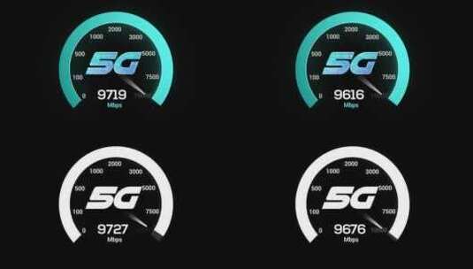 5G高速第五代技术速度测试仪带alpha高清在线视频素材下载