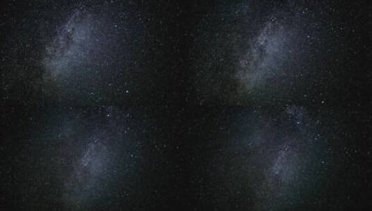 星空银河升起高清在线视频素材下载