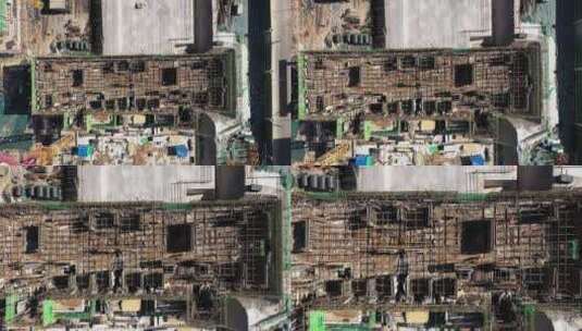 城市建设建筑工地航拍DJI_0505高清在线视频素材下载