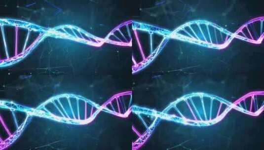 科技 DNA 双螺旋 基因素材 基因编辑高清在线视频素材下载