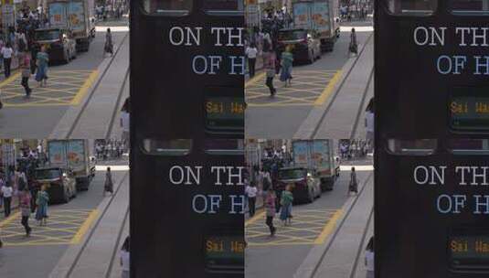 香港城市街道风光高清在线视频素材下载