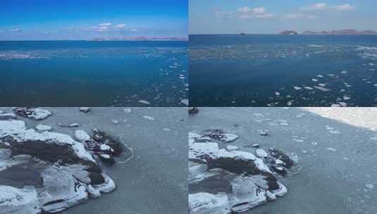 大海海冰海面高清在线视频素材下载