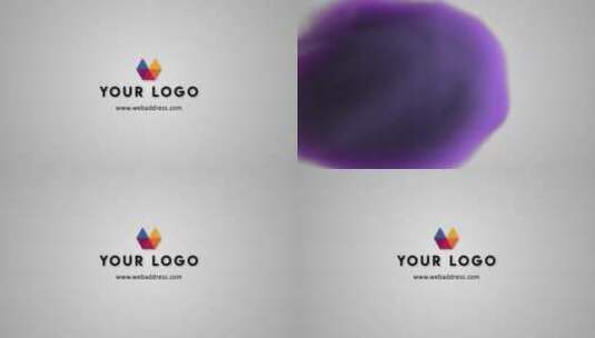 时尚烟标志标题字幕条宣传片开场LOGO展示AE模板高清AE视频素材下载