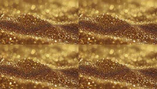 金色粒子光斑背景素材高清在线视频素材下载