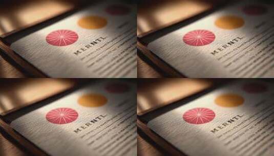 精美品牌手册设计与展示高清在线视频素材下载