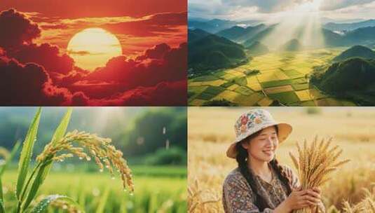 农业丰收乡村振兴现代生产果园农民农田三农高清在线视频素材下载