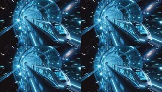 地铁时空隧道穿梭4K高清在线视频素材下载