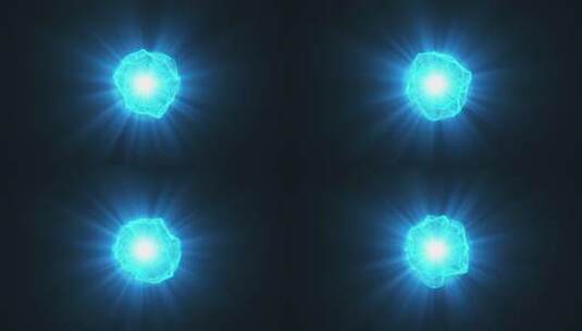 发光能量球AE模板-alpha通道高清AE视频素材下载