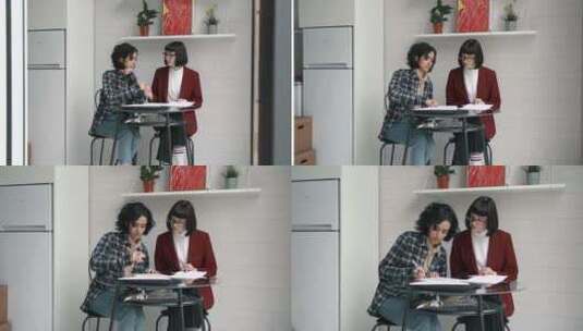 签署合同的客户高清在线视频素材下载