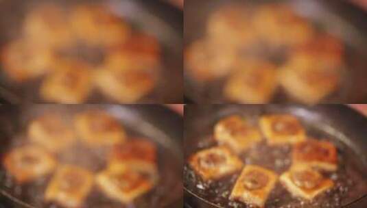 肉馅酿豆腐 (1)高清在线视频素材下载