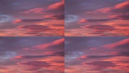 延时拍摄生动的云日落景观高清在线视频素材下载