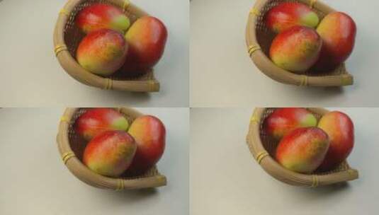 好吃的水果油桃4K视频高清在线视频素材下载