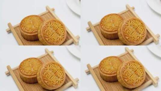 中秋佳节月饼美食高清在线视频素材下载