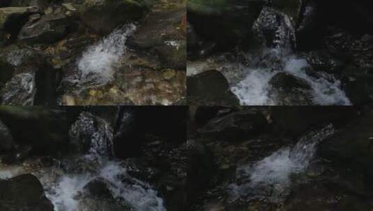 溪水浅流4K高清在线视频素材下载