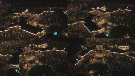 上海迪士尼乐园和酒店高清在线视频素材下载