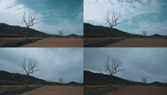 中国西部西藏风光延时视频高山牧场云雾变化高清在线视频素材下载