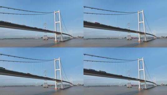 【正版素材】南沙大桥虎门二桥慢速前推高清在线视频素材下载