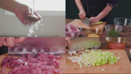 手工饺子素材高清在线视频素材下载