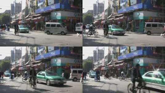 繁华的广州街高清在线视频素材下载