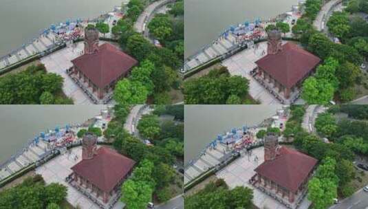 芜湖老海关芜湖地标宣传片航拍高清在线视频素材下载